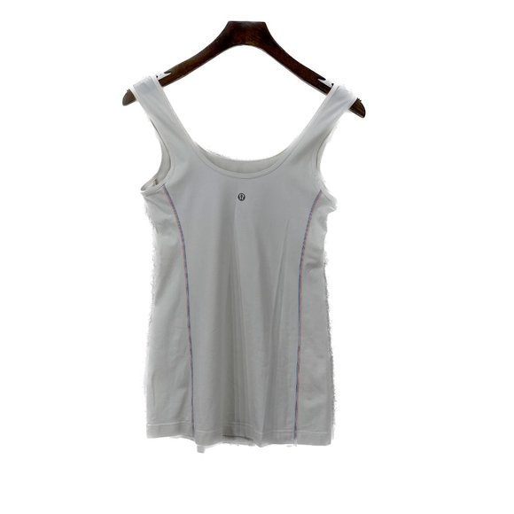 Lululemon White Sport T-shirt Sleeveless Size XS - Picture 2 of 3